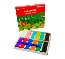 Пластилин Цветик 12цв. 180г. 32411673 (16)