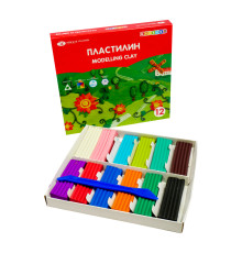 Пластилин Цветик 12цв. 180г. 32411673 (16)