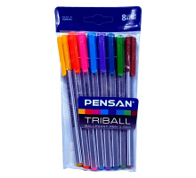 20142 Set pixuri, 8 culori., 1,0mm, PENSAN TRIBALL