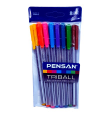 20142 Set pixuri, 8 culori., 1,0mm, PENSAN TRIBALL