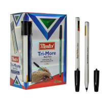 Ручка шариковая Montex Trimore черная (50/500/2000)