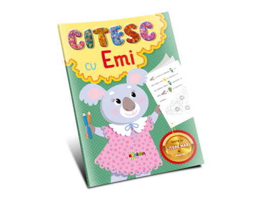 Citesc și colorez. Citesc cu Emi. D*6479 Citesc și colorez. Citesc cu Emi. D*6479