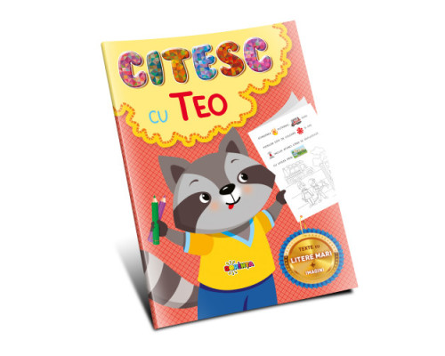 Citesc și colorez. Citesc cu Teo. D*6554 Citesc și colorez. Citesc cu Teo. D*6554