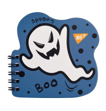 Блокнот А7, 24л., на спирали, фигурный "Spooky" YES 681814 (30/60)