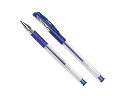21390 Ручка гелевая "Office" синяя 0.5мм FOROFIS 91533 (12/144)