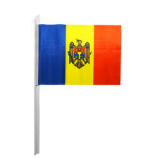 094480 Drapel textil mic, Moldova 14x20cm (poliester)