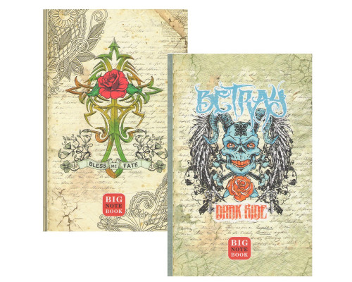 Тетрадь офисная, А4, 80л. клетка, твердая обложка, FR*1978 (8)