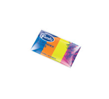 Hirtie notite Index color Neon 20x50mm plastic 4culx40file FOROFIS 91035 (36)