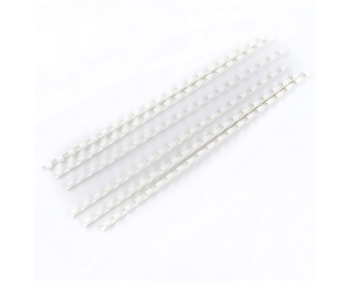 Спирали пластмассовые 6мм. 25л. белые 100шт. FOROFIS 91440 (10)