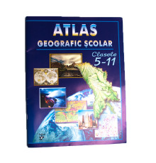 719031 Atlas geografic scolar pentru clasele 5-11 romane