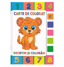 Carte de colorat "Socotim si coloram" A4, 16pag., P*3736