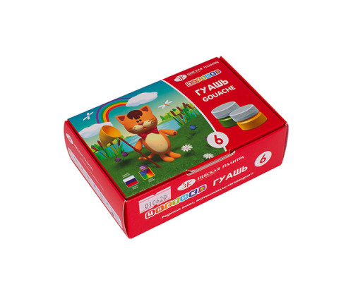 Гуашь 6 цв.,15мл. Цветик 30411549 (24)