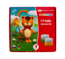 Гуашь 9 цв.,15мл. Цветик 30411550 (18)