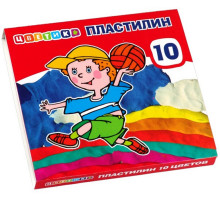 Пластилин Цветик 10цв. 150г. 32411672 (20)