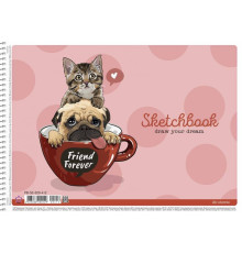 Album pentru desen A4 20 foi, pe spira, Star, PB-SC-020-412 (1/108)