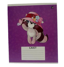 Тетрадь с твердой обложкой 12 листов косая линия, P*1411 (100)