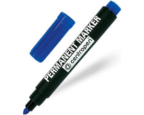 Marker permanent 2.5mm negru 8566 Centropen (10/1000) Marker permanent 2.5mm negru 8566 Centropen (10/1000)