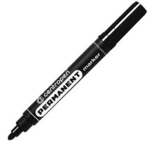 Маркер перман. 2.5 мм черн. кругл. остр. спирт. осн. 8566 Centropen (10/1000)