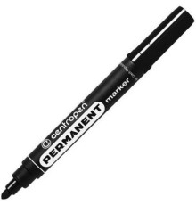 Маркер перман. 2.5 мм черн. кругл. остр. спирт. осн. 8566 Centropen (10/1000)