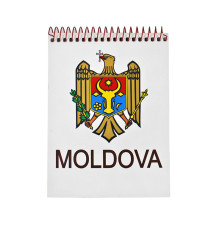 92869 Блокнот А6 на спирали Герб Молдовы 50л. (5)