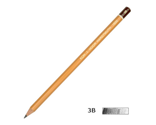 Карандаш графитный Koh-i-Noor 1500 3B