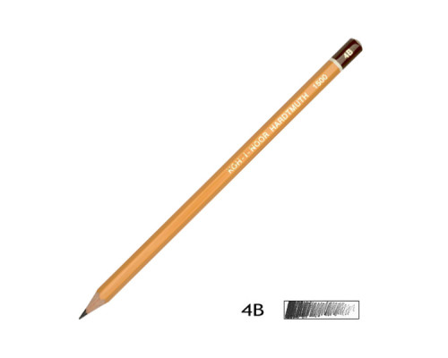 Карандаш графитный Koh-i-Noor 1500 4B
