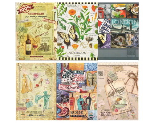 Блокнот A5, 60л, клетка, на термо склейке FR*1619 (48)