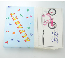 Set alfabet cartonat, 40 cartele, P*2340 (40)
