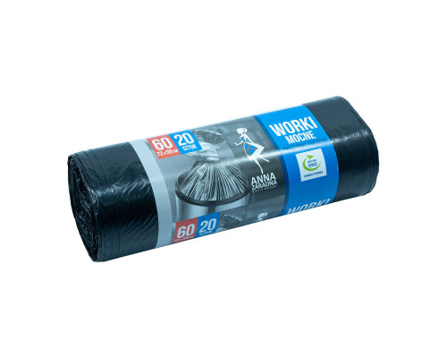 Saci de gunoi 60 l., 20 pac. AZEX-4743 AZ