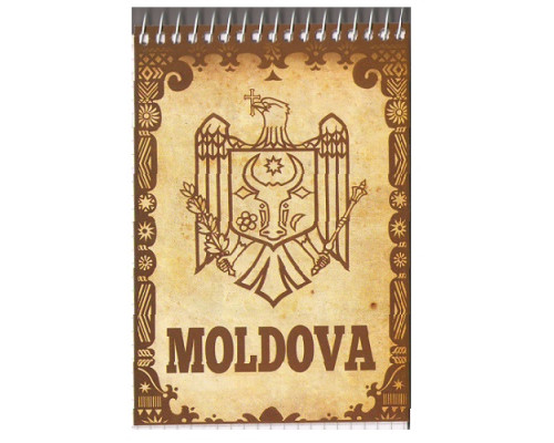 Carnet A6 cu spirala Ornament Moldova 50 foi (5)