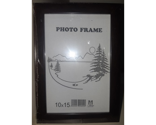 Фоторамка A6 10*15 c ножкой-подставкой коричневая 15-02-03 CM*9525