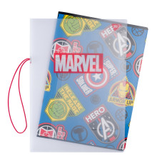 Тетрадь А4, 48л. клетка, в пластиковой папке с резинкой "MARVEL AVENGERS" YES 764427