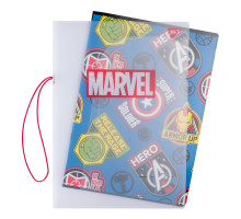 Тетрадь А4, 48л. клетка, в пластиковой папке с резинкой "MARVEL AVENGERS" YES 764427