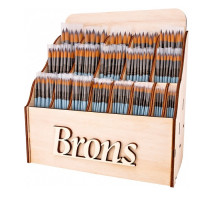 50153 Set de pensule rotunde Pro Art în suport de lemn BR-861(1)