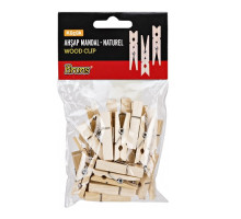 Set cleste din lemn 35 mm. 25 buc. BR-906 (50/200) Set cleste din lemn 35 mm. 25 buc. BR-906 (50/200)