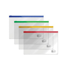 Mapa cu fermuar Zipper Bag A5 0.14mm PVC FOROFIS 91137