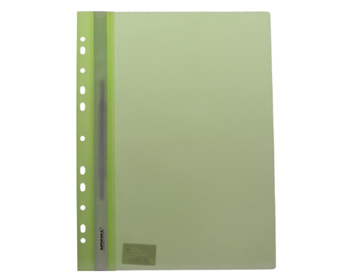 Mapa dosar A4, plastic cu europerforatie Norma 5262-11 verde deschis (24/240)