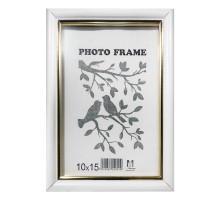 Rama foto A6 10*15 cu suport alb cu aur 15-01-01 CM*9419
