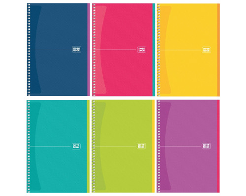 Caiet A5 80file matem., cu spira, Student A5-SC-080-948K (6/84)