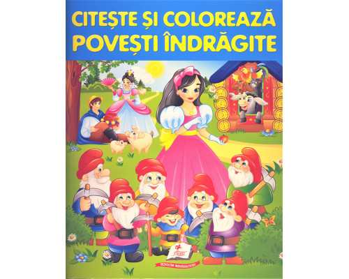 Citeste si coloreaza "Povesti indragite"Alba (12 povesti) N*2786 (25.5X20)