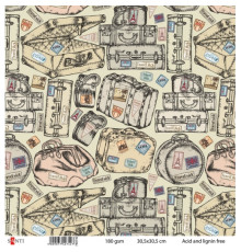 Set hirtie pentru scrapbooking №3, 5 buc. 30.5*30.5см 740742