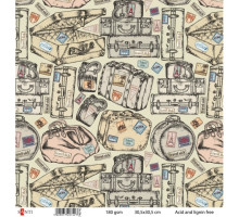 Набор бумаги для скрапбукинга №3, 5шт/уп., 30.5*30.5см 740742