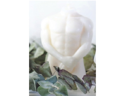 Lumanare parfumată Corp masculin 10.5x6cm (diverse culori și arome) SA08