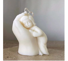 Lumanare parfumată În palma mamei 10.5x6cm (diverse culori și arome) SA09