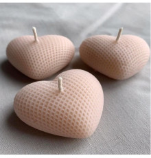 Lumanare parfumată Inimă mica 10.5x6cm (diverse culori și arome) SA11