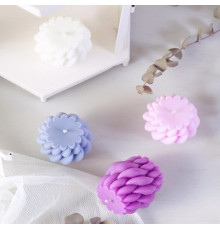 Ароматическая свеча, Плетеная 5.5х6см (различные цвета и запахи) SA19