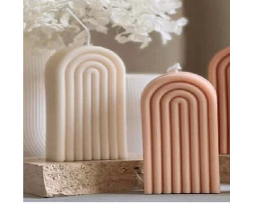 Ароматическая свеча, Полуcфера 14х8х4см (различные цвета и запахи) SA24