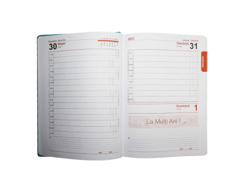 Ежедневник A5 датированный 2023, синий (50)