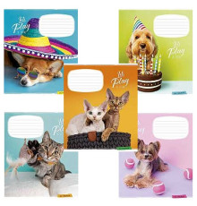 Caiet 12 file matematica Школярик, "Lets play" 012-3131K (30/300/600)