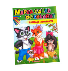 Marea carte de colorat -Animale amuzante (Nicula)